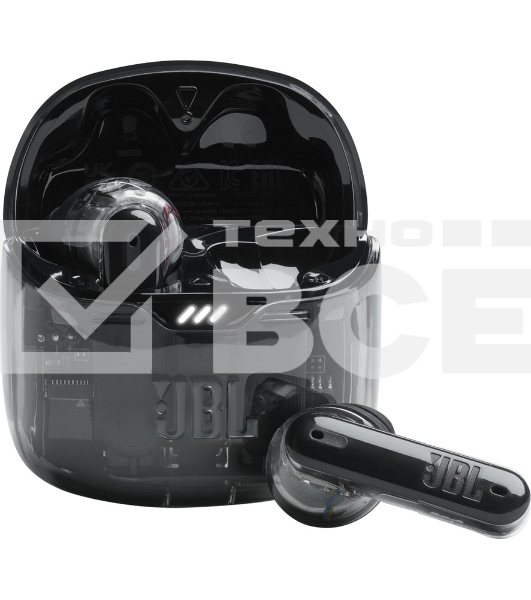 Наушники JBL Headphones ghost черный JBLTFLEXGBLK