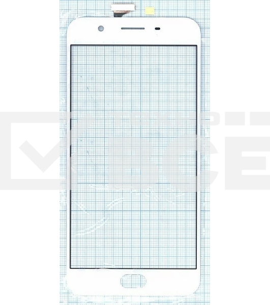 Сенсорное стекло (тачскрин) для OPPO A59S, белое