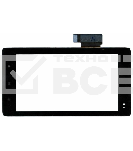 Сенсорное стекло (тачскрин) для Huawei Ideos S7 Slim S7-201u, черное