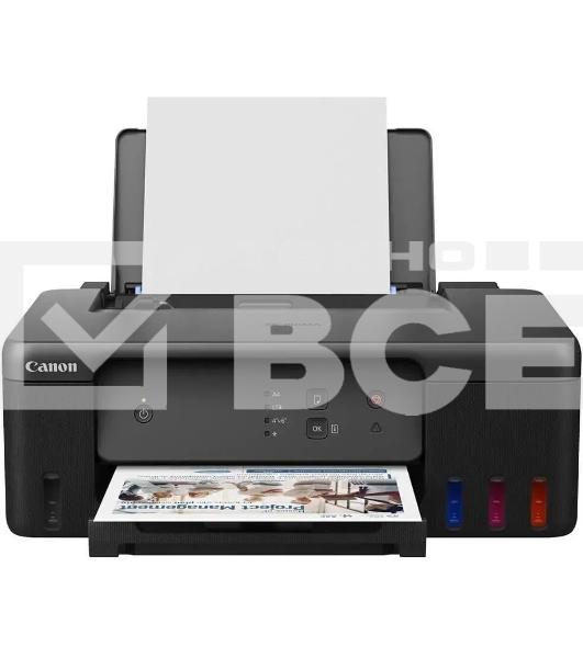 Принтер струйный Canon Pixma G1430 (5809C009), A4, цветной, печ. до 11 стр/мин. (ч/б) до 6 стр/мин. (цвет), 1200 x 4800 dpi, USB