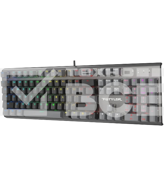 Клавиатура A4Tech Fstyler FS100 Neon проводная, USB, черный