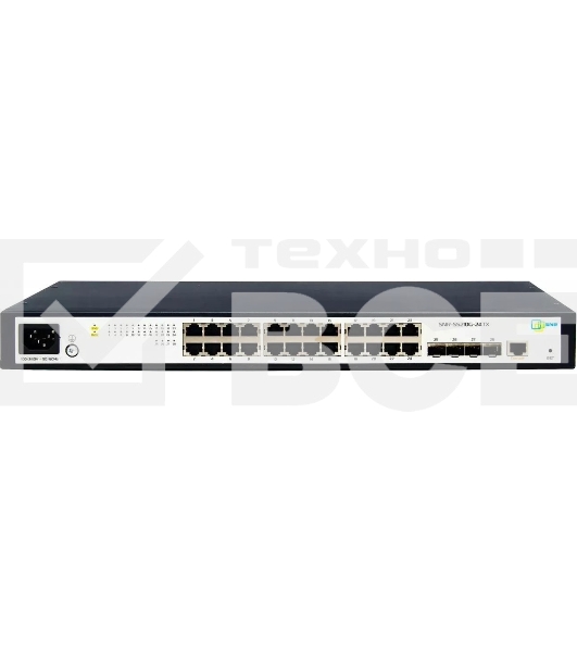 Управляемый коммутатор SNR уровня 2+, 24 порта 10/100/1000Base-T, 4 порта 1/10G SFP+