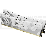 Оперативная память Kingston Fury Renegade, DDR5, 32GB (2x16GB), 6400MHz, CL32, радиатор, белый, фото2