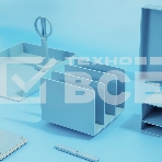 Подставка-ограничитель для книг Deli NS006BLUE Nusign 162x162x122мм синий, фото5