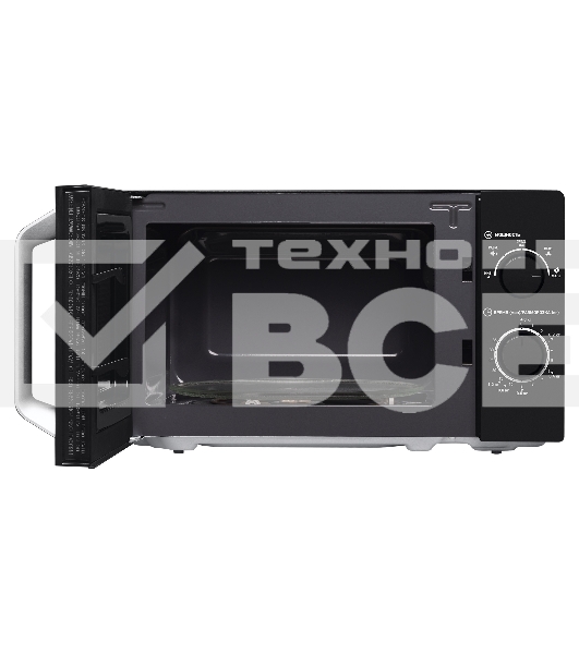Микроволновая печь BBK 20MWS-760M/B черный, 20 л, 700 Вт, поворотный мехинизм