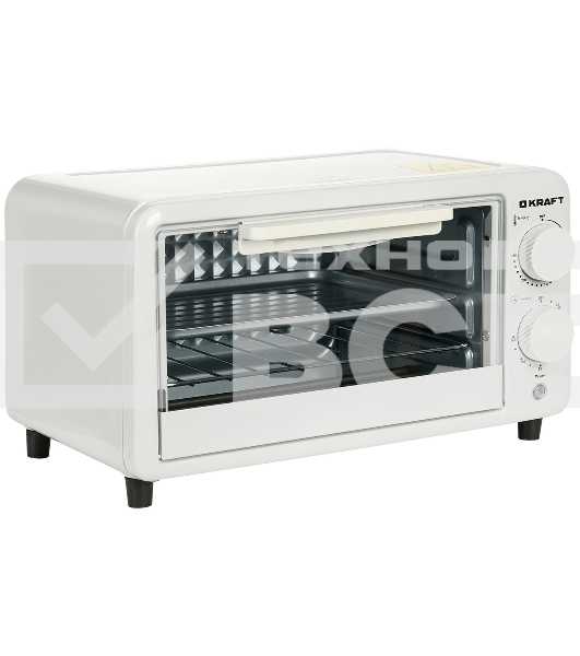 Мини-печь Kraft KFC-MO 90 HW 9 л, 600 Вт, белый