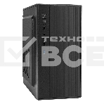 Корпус Minitower ExeGate BAA-408U (mATX, без БП, 2*USB+1*USB3.0, HD Audio, черный), фото 1