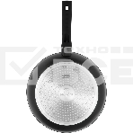 Сковорода Rondell Buffalo RDA-1482 (BK) черный26х6,5 см, Преимущество:Кованый алюминий Глубокая сковорода прекрасно подойдет для жарки и тушения Утолщенный кованый алюминий обладает превосходными свойствами теплопроводности Высокие борта сковородыУникальн, фото5