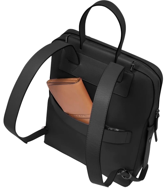 Рюкзак женский Piquadro Lyra CA4576W92T/N черный ткань/натур.кожа