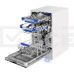 Посудомоечная машина Maunfeld MLP45230 Light Beam Inverter Wi-Fi, нержавеющая сталь, 44.8 см, 10 компл., 47 дБ, класс A+++, фото2