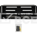 Полочка прямая из высокопрочного АБС пластика, ЧЕРНАЯ матовая, глубокая BRIMIX 5679, фото2