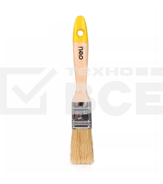 Отделочный инструмент Deli Кисть малярная с деревянной ручкой Deli DL509121 25мм