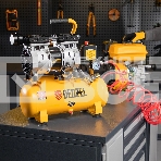 Компрессор Denzel DLS650/10 безмаслянный малошумный 650 Вт, 120 л/мин,ресивер 10 л, фото5