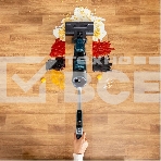 Пылесос вертикальный моющий Tefal X-Clean 5 GF5555F0 серый/черный, от аккумулятора, 200 Вт, уборка влажная, пылесборник 0.44 л, фото4