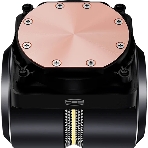 Система охлаждения Water Cooling System PCCooler DE360 Pro BK (300W, 360мм, Black, ARGB Pump, Fans: 3x120мм, 86.73CFM, 32dBA, 2200RPM/Pump height 57мм, 28dBA, 3200RPM, Rad thickness 27мм/S: 1851, 1700, 1200, 115X, AM5, AM4, AM3), фото4