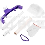 Отпариватель Kitfort КТ-9113-1 белый/фиолетовый, 2400 Вт, 35 г/мин, 1,5 л, фото4