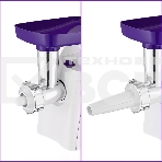 Мясорубка Kitfort КТ-2112-1 1300Вт белый/синий, фото5