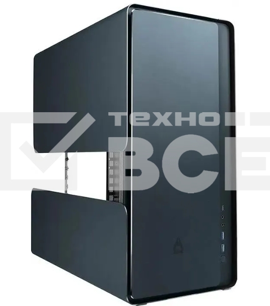 Компьютерный корпус Azza Cast черный без БП ATX 3x120мм 2x140мм 2xUSB 3.0 audio bott PSU