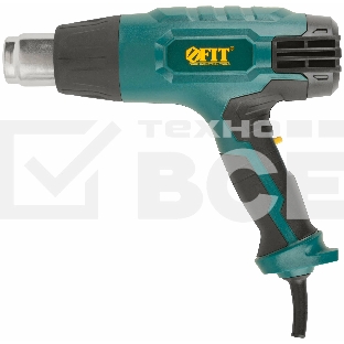 Фен технический FIT 80611  2000 Вт; 60/400/600 °C; 300/500/500 л/мин; рез. накл.; короб.