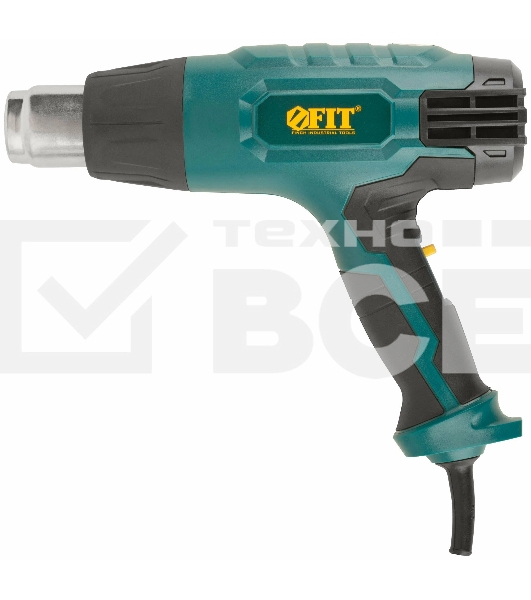 Фен технический FIT 80611  2000 Вт; 60/400/600 °C; 300/500/500 л/мин; рез. накл.; короб.