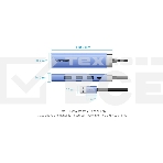 Сетевой адаптер Vention USB 3.0 M/Gigabit Ethernet RJ45+OTG хаб 3xUSB Синий - 0.15м., фото5