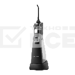 Ирригатор для полости рта Galaxy Line GL5000, черный, 5 Вт, 2 насадки, максимальная частота пульсации 1800 в/мин, съемный резервуар для воды 170 мл, 3 режима работы, Li-Ion аккумулятор 1400 мА*ч, до 40 минут непрерывной работы, таймер завершения чистки, м, фото 1