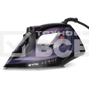 Утюг Vitek VT-8316 черный/фиолетовый