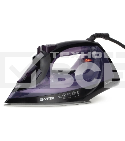 Утюг Vitek VT-8316 черный/фиолетовый