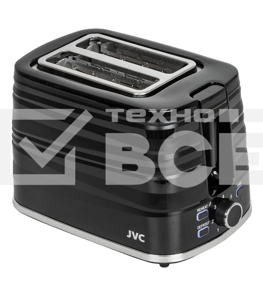 Тостер JVC JK-TS625 900 Вт, чёрный