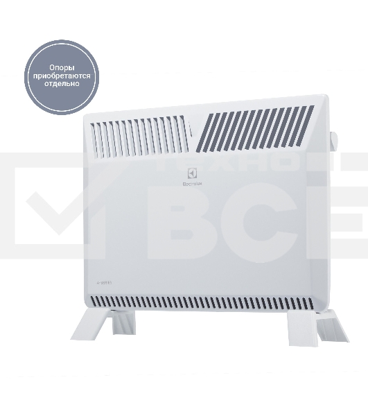 Конвектор электрический Electrolux ECH/A2-1500 M, белый, 1500 Вт, 20 м2, термостат