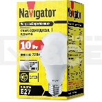 Лампа светодиодная Navigator 94 388 NLL-A60-10-230-4K-E27 10 Вт грушевидная 4000К белый E27 820 лм 170-260В, фото2