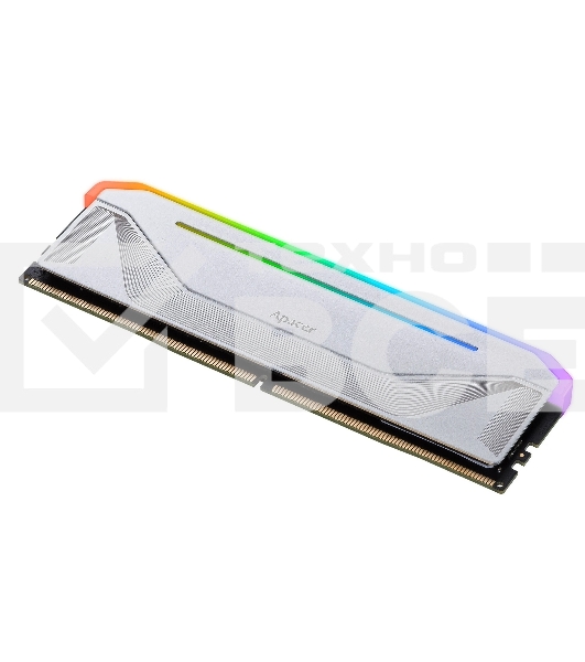 Оперативная память Apacer Nox, DDR5, 16GB (1x16 GB), 6400 MHz, CL32, DIMM, радиатор, RGB, белый
