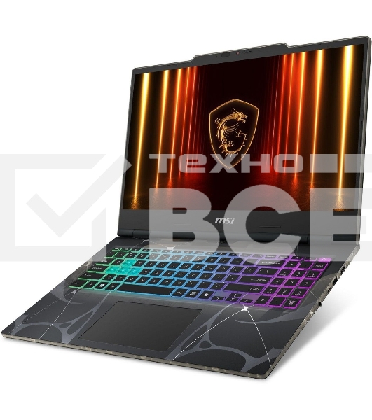 Ноутбук MSI Cyborg 15 B2RWEKG-235XRU черный Intel Core 7 240H/16Gb/SSD 1Tb/RTX 5050 8Gb/15.6