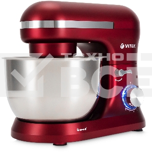 Миксер планетарный Vitek VT-PM0111 1500Вт вишневый