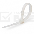 Нейлоновые стяжки Fortisflex КСС 5х400 мм белый 100 штук, фото 1