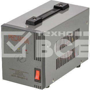 Стабилизатор напряжения Ресанта АСН-1000Д/1-Ц электронный однофазный серый