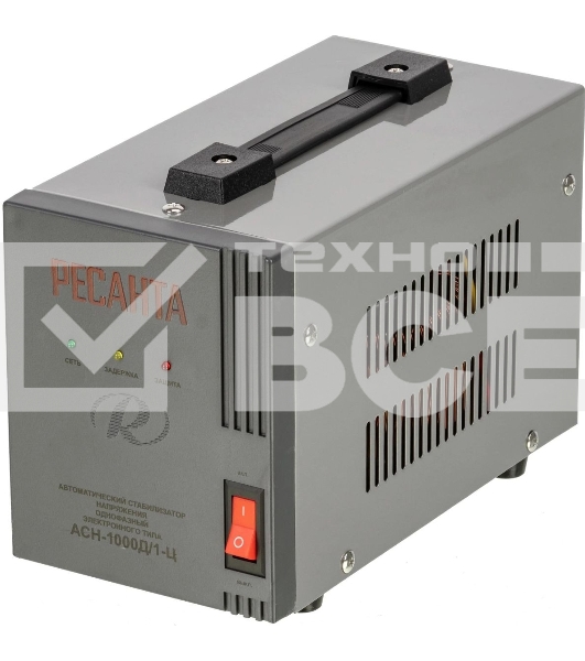 Стабилизатор напряжения Ресанта АСН-1000Д/1-Ц электронный однофазный серый