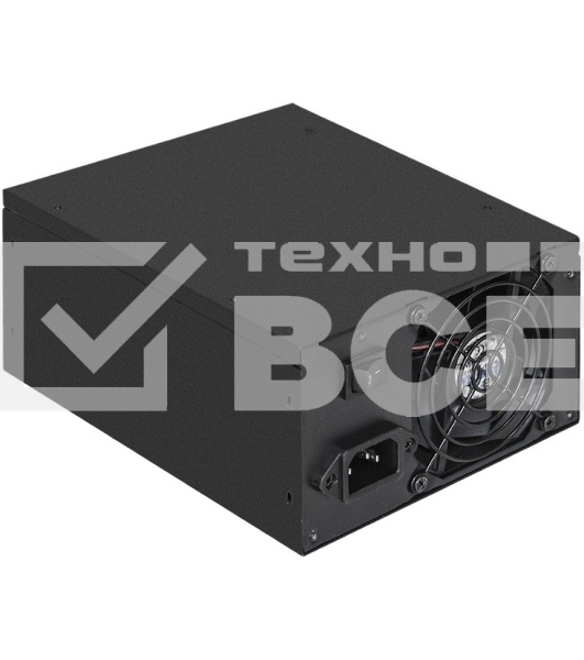 Блок питания серверный ExeGate ServerPRO-500ADS (EX235029RUS), 500Вт, 2х80мм, черный