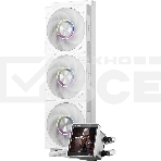 Система охлаждения PCCooler DT360 ARGb Display WH (300W, 360мм, LED temp., белый, ARGb/Fans: 3x120мм, 83.83CFM, 3000RPM/Pump height 62мм, 15dBA, 2600RPM, Rad thickness 27мм/S: 1851, 1700, 1200, 115X, AM5, AM4), фото10