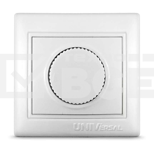 Светорегулятор (диммер) UNIVERSAL Севиль, белый