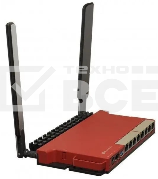 Роутер беспроводной MikroTik L009UiGS-2HaxD-IN AX600 10/100/1000BASE-TX, 2.4Ггц, 8*1Gbit, 1*SFP 2.5Gbit