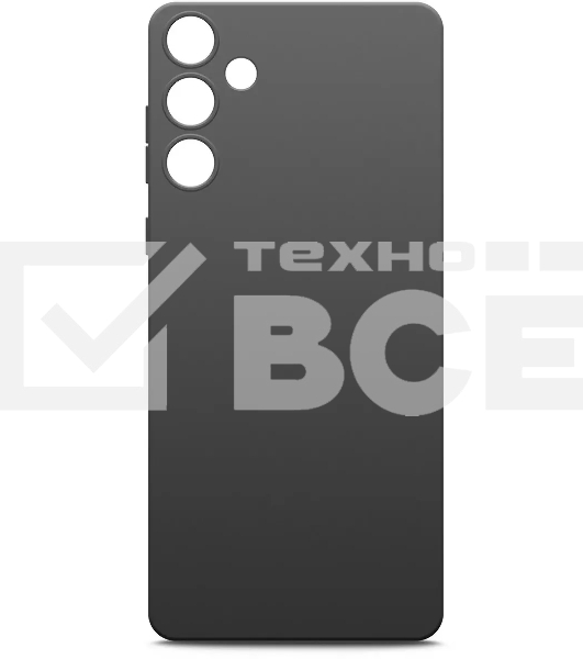 Чехол (клип-кейс) BoraSCO для Samsung Galaxy A15 Silicone Case черный (72783)