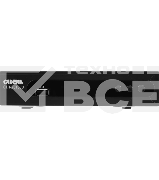 Приставка для цифрового ТВ Cadena CDT-2315SB черный, DVB-T2, DVB-T, HDMI, USB 2.0