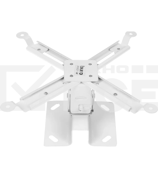 Кронштейн для проектора Buro PR07-W белый макс.12кг потолочный поворот и наклон