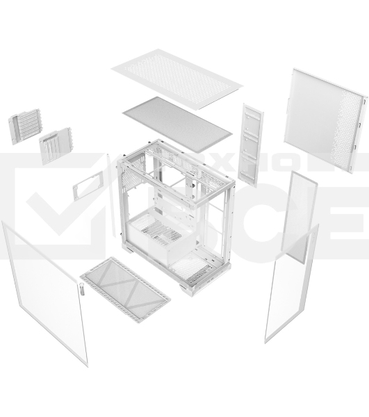 Компьютерный корпус XPG INVADER X WHITE (INVADERXMTWOF-WHCWW) Mid-Tower, Micro-ATX, Mini-ITX, Standard-ATX, USB 3.2 Gen2 Type-A, USB 3.2 Gen2 Type-C