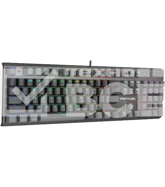 Клавиатура A4Tech Fstyler FS100 Neon проводная, USB, черный