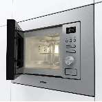 Микроволновая печь встраиваемая Gorenje BMI201AG1X нержавеющая сталь, 20 л, 800 Вт, переключатели - поворотный механизм/кнопки, фото7