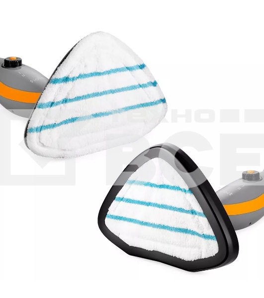 Швабра паровая Kitfort КТ-1047 1500Вт серый/оранжевый