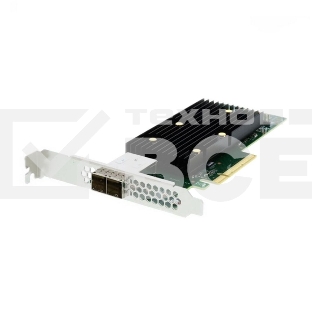 HBA-адаптер Broadcom SAS 9400-8e SGL (05-50013-01/03-50013-16008) PCIe 3.1 x8 LP, Tri-Mode SAS/SATA/NVMe 12G HBA, 8port(2*ext SFF8644), 3408 IOC