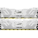 Оперативная память Kingston Fury Renegade, DDR5, 32GB (2x16GB), 6400MHz, CL32, радиатор, белый, фото 1
